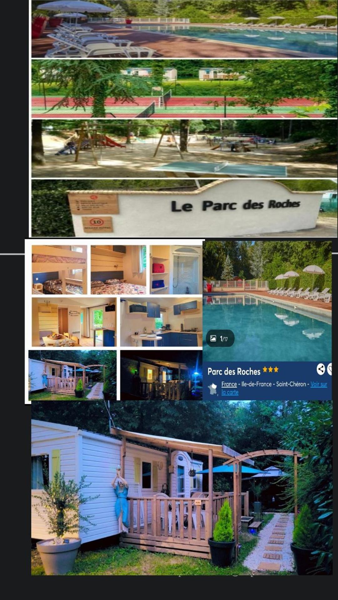 Camping Marvilla Parks -Parc Des Roches 91530 Saint-Chéron Kültér fotó